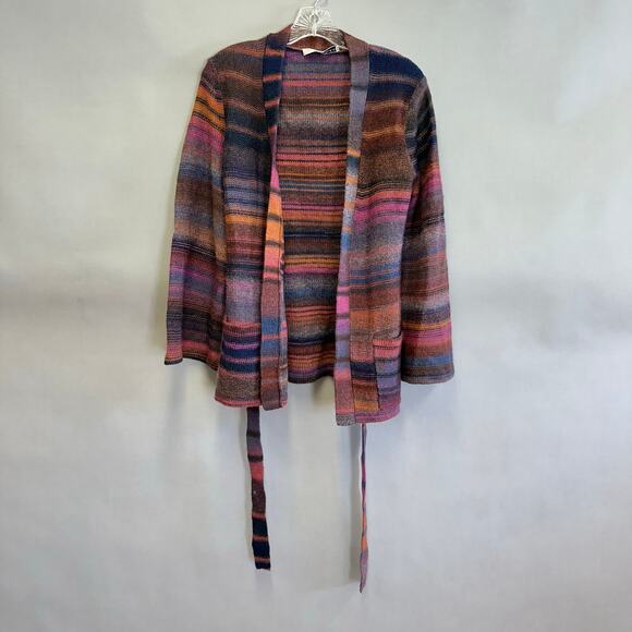 Trina Turk Wine Country Bosworth Self-Tie Wool-Blend Sweater Size - Picture 14 of 16